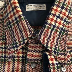 Vintage Macphergus lines button down 16L